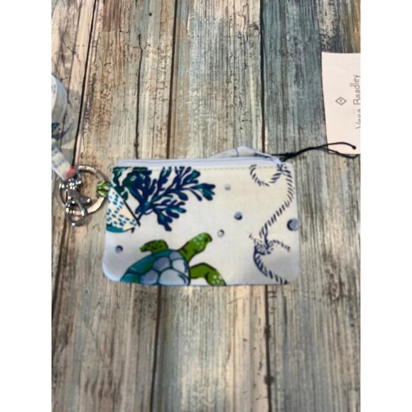 Vera Bradley Zip ID and Lanyard in Anchors Away - Picture 5 of 5